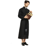 Хэллоуин одежда драма сцены Сервер производительности мужской миссионерский персонаж отца, играющий в одежду, играет в одежду