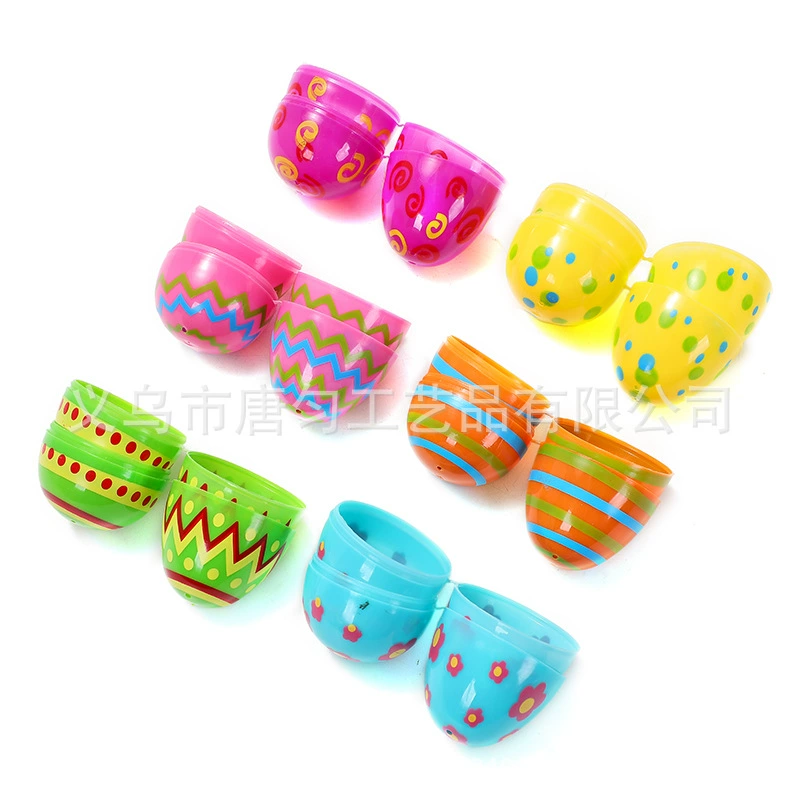 Пасхальная Ручная Роспись яйцо витая яичная скорлупа пластиковая открытая яйцо соединение может держать конфеты подарок образовательные игрушки