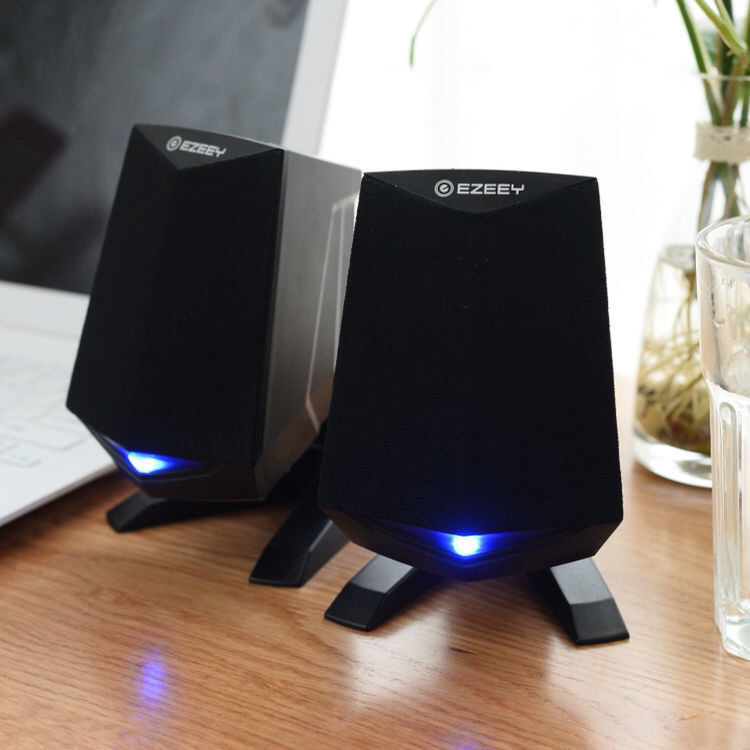 デスクトップコンピュータスピーカーノートブックコンピュータオーディオ大音量重低音高品質有線デスクトップスピーカー|undefined