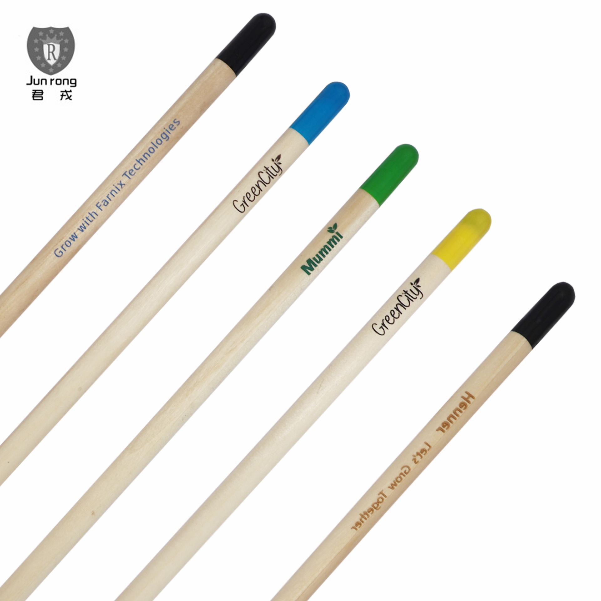 green seed pencil Bud pencil customized logo pencil HB Cross border Specifically for goods in stock customized packing