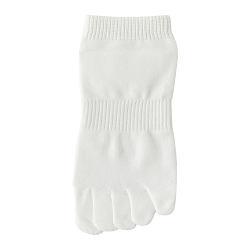 Pure cotton toe socks for men, 95% cotton, split toe sports, deodorant and athlete's foot, one-piece woven boneless short mid-calf socks