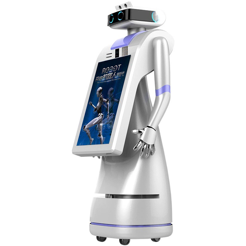 Интеллектуальный прием расширения, приветственная служба роботов, руководство по покупкам, авиация, голосовой диалог, коммерческий выставочный зал, торговый центр отеля