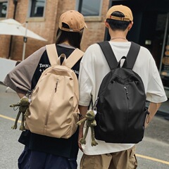 新型韓国版シンプルカップルカバン女子中学生高校生大学生旅行リュックサック大容量リュックサック