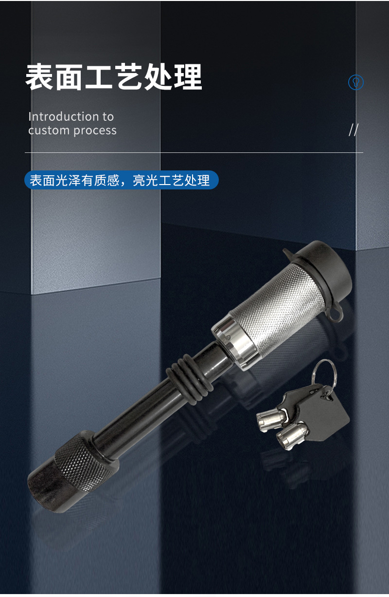 Car Trailer Steering Wheel Lock Multi-Functional Adjustable Telescopic Safety Anti-Theft Lock Thickeneded Broken Window Metal U-Shaped Lock