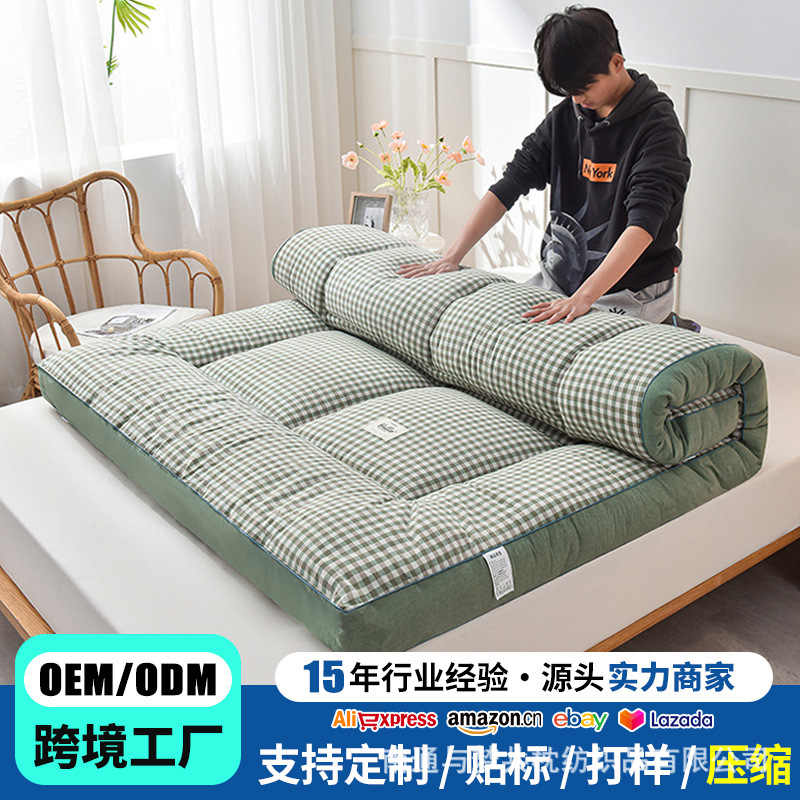 Feather Velvet Mattress Pad for Home Bedroom, Thickened Bed Pad, Mattress Topper for Student Dormitory