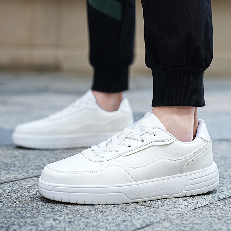 Otoño e Invierno Zapatos altos zapatos de moda estudiante zapatos de la Junta Deportiva zapatos de moda versátiles zapatos casuales deportes casuales zapatos blancos para los estudiantes