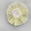 Shiffon hair band handmade, hair accessory contains rose flower-shaped, thin weaving, flowered