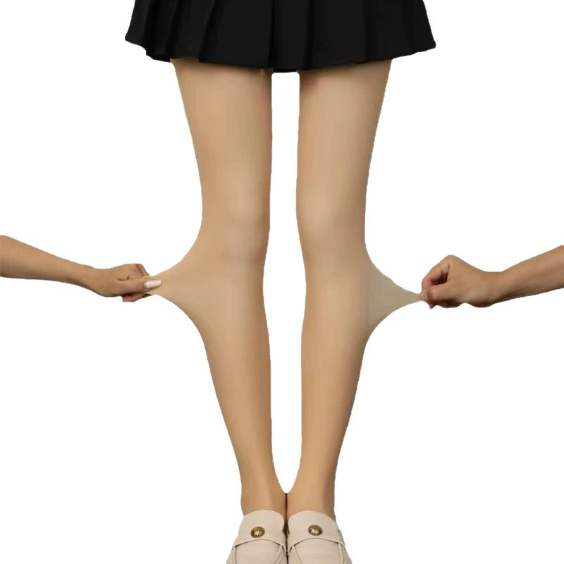 Demi‑Season Leggings (Tights) — Fleece & Velvet Options, Footed or Footless, Skin‑tone/Black
