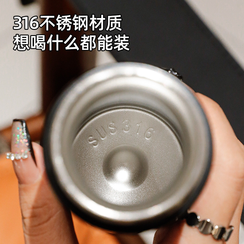 新款小巧口袋杯316不锈钢保温杯便携出门咖啡杯户外运动迷你水杯|undefined