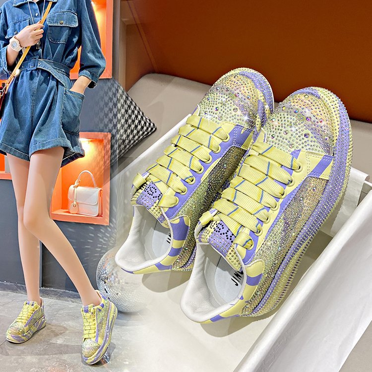 Scarpe da donna alla moda e versatili, comode e traspiranti scarpe da donna rotonde con lacci in PU con cinturino incrociato a bocca profonda e tacco medio_voghion.com