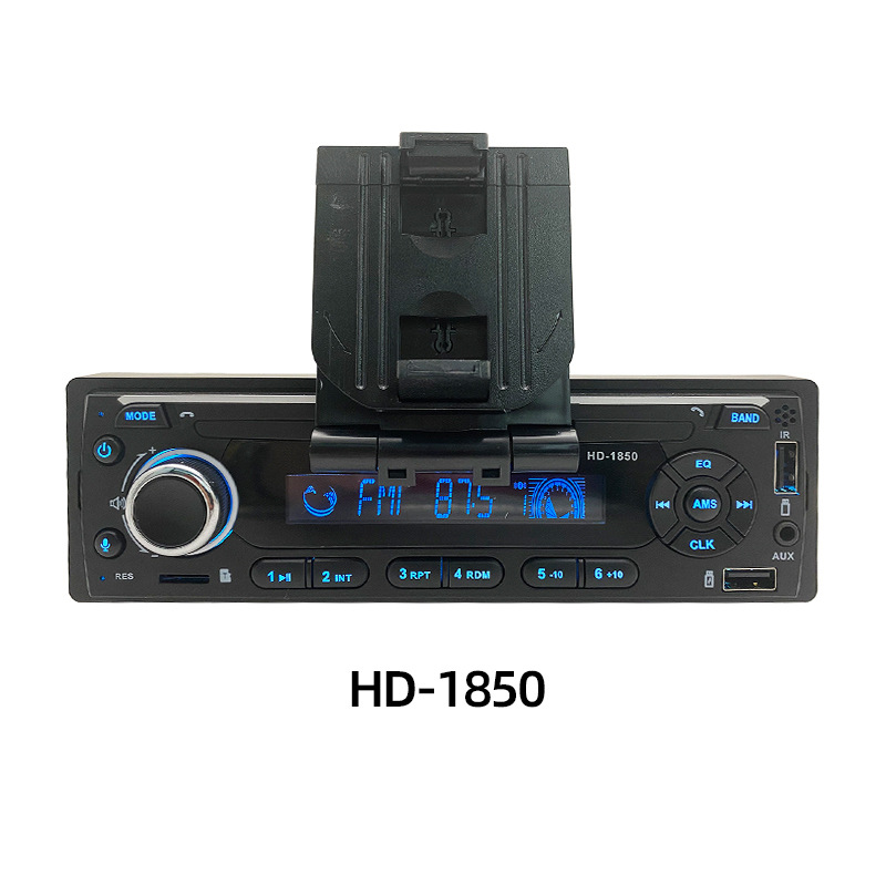 Reproductor de control de voz MP3 Bluetooth manos libres enchufable tarjeta TF doble radio de música sin pérdida U
