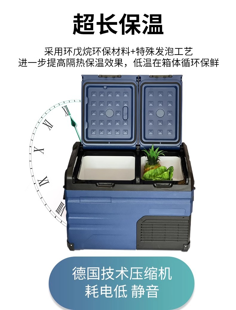 Car Refrigerator 24V12V Car Home Dual-Purpose Truck Compressor Mechanism Refrigeration Portable Dormitory Small Wholesale