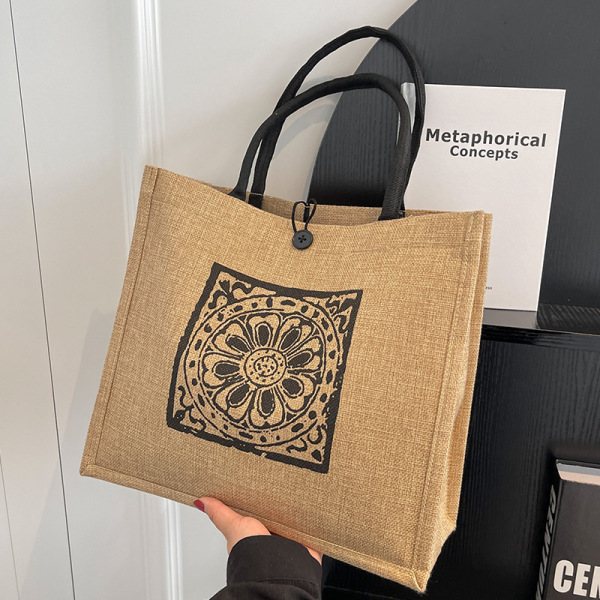 Capacious shoulder bag