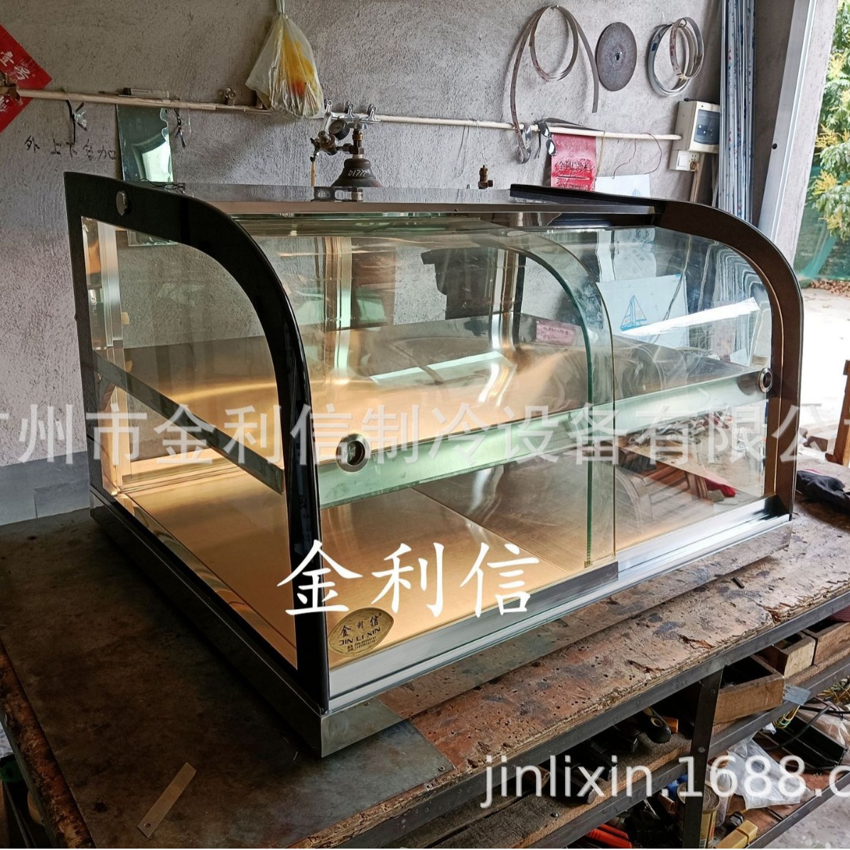 弧型2层热款前后开门红薯饼汉堡电热保酥陈列展示柜烧饼热酥柜