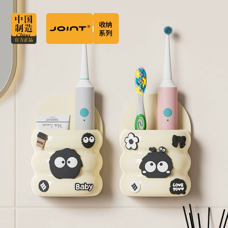 Большая полка для хранения зубных щеток для ванной комнаты без перфорации, настенная подвесная раковина для ванной комнаты, настенная полка для хранения косметики