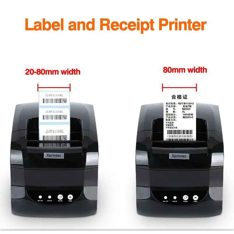 Xinye Xprinter XP-365 3-дюймовая наклейка для штрихкода принтер