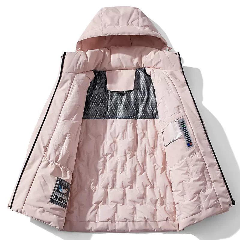 冬季情侣款石墨烯保暖棉衣防风防水加厚冲锋衣棉服男女款潮流外套