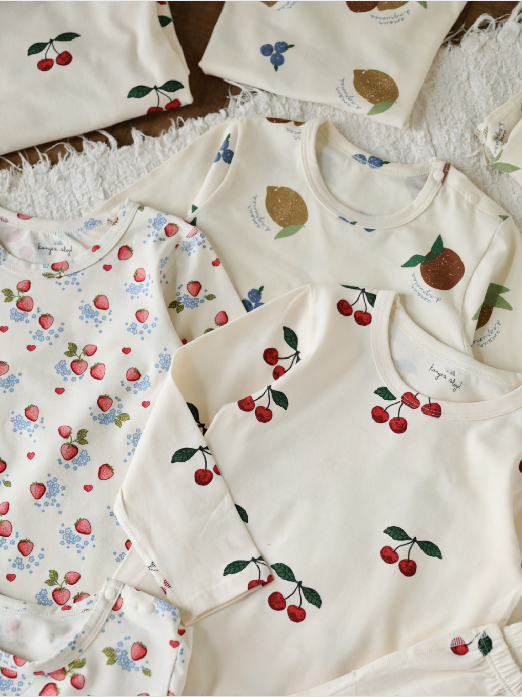 스팟 KS 체리 긴팔 엉덩이 커버