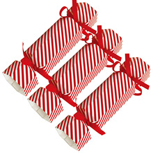 六边形圣诞节糖果盒儿童丝带红色盒装饰派对礼品盒婚礼派对包装