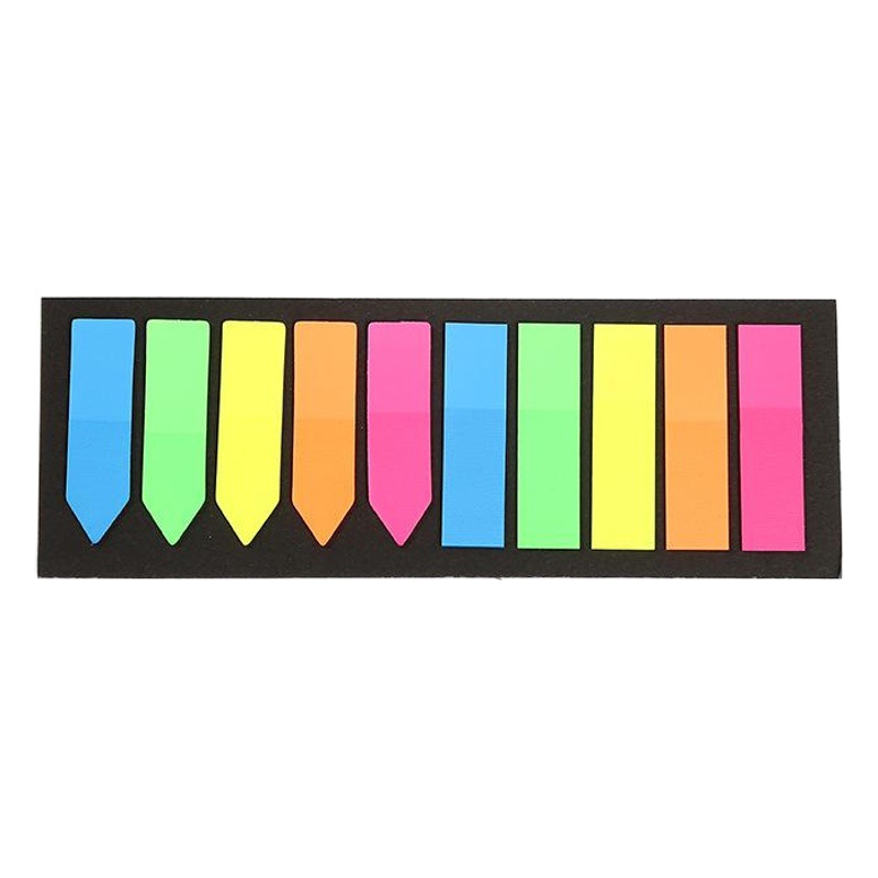 Creative pet index transparent post-it notes cute ins color fluorescent arrow note paper n times suit wholesale