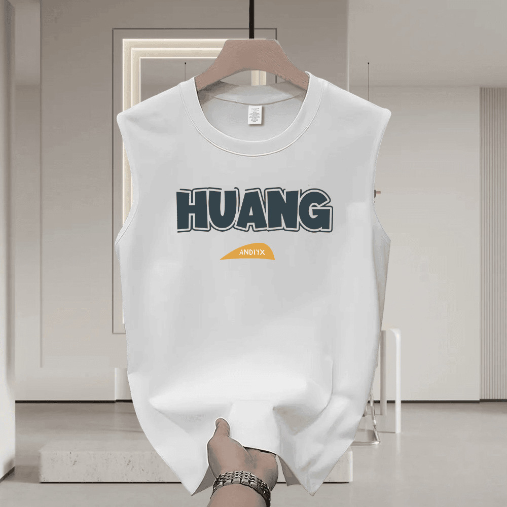 Summer cotton vest sleevless