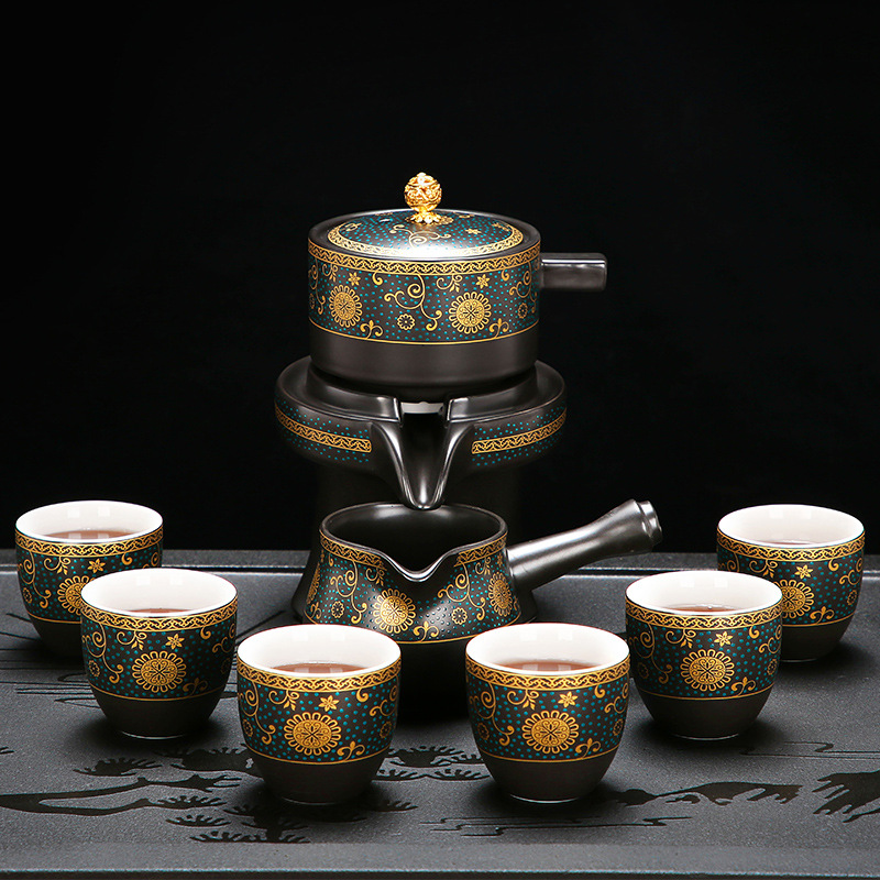 懒人自动茶具整套功夫茶具茶洗茶叶罐茶道商务送礼一件代发批发