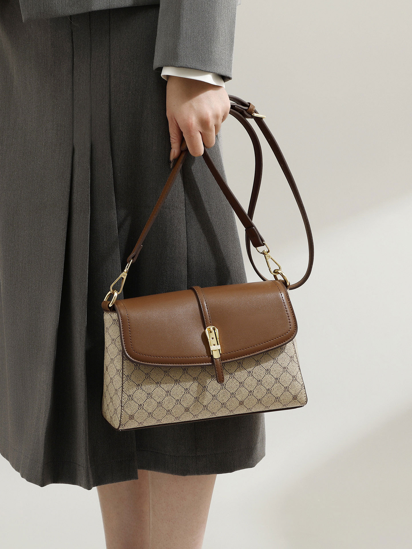 Viajar retro estampado bolso de mujer bolso de madre bolso 2026 nuevo bolso de mujer de flores antiguas bolso práctico de un solo hombro