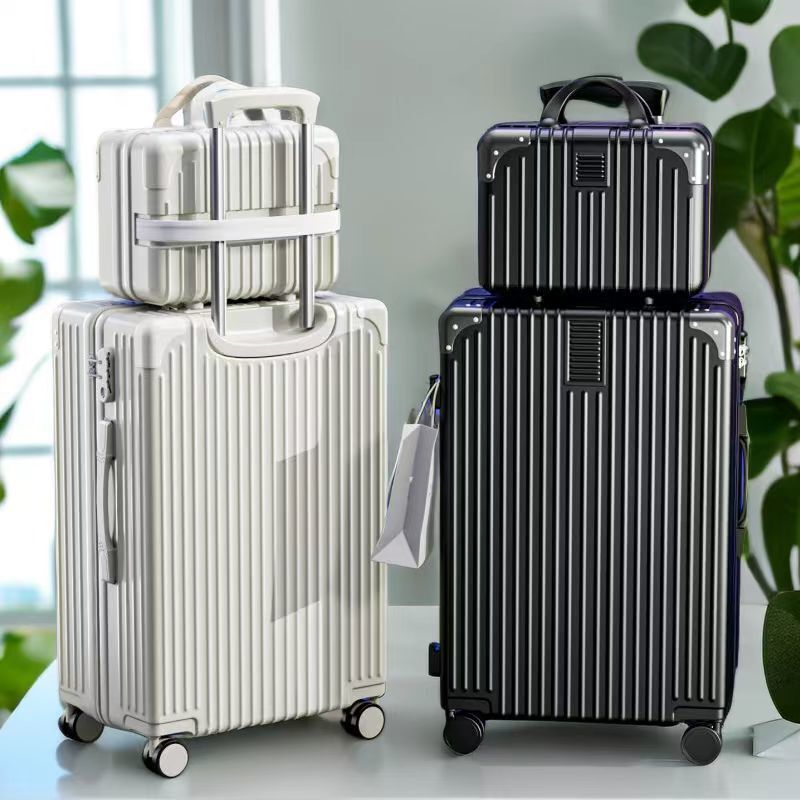Large-Capacity Suitcase for Travel, New Model for Students, Sturdy with Password Lock, Durable, Universal Wheels, Travel Suitcase, Leather Suitcase Large-Capacity Suitcase for Travel, New Model for Students, Sturdy with Password Lock, Durable, Universal Wheels, Travel Suitcase, Leather Suitcase