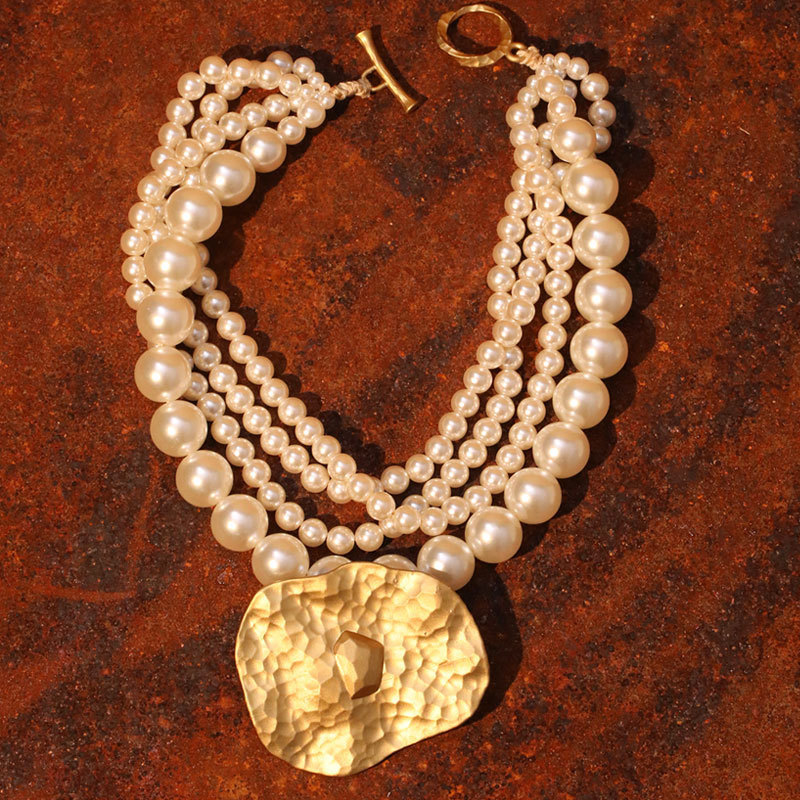 Bracciale statement con fiori in smalto oversize da donna boho vintage_voghion.com