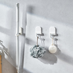日式掛拖把掛鈎免打孔掃把夾壁掛衛生間置物架粘膠固定器收納神器