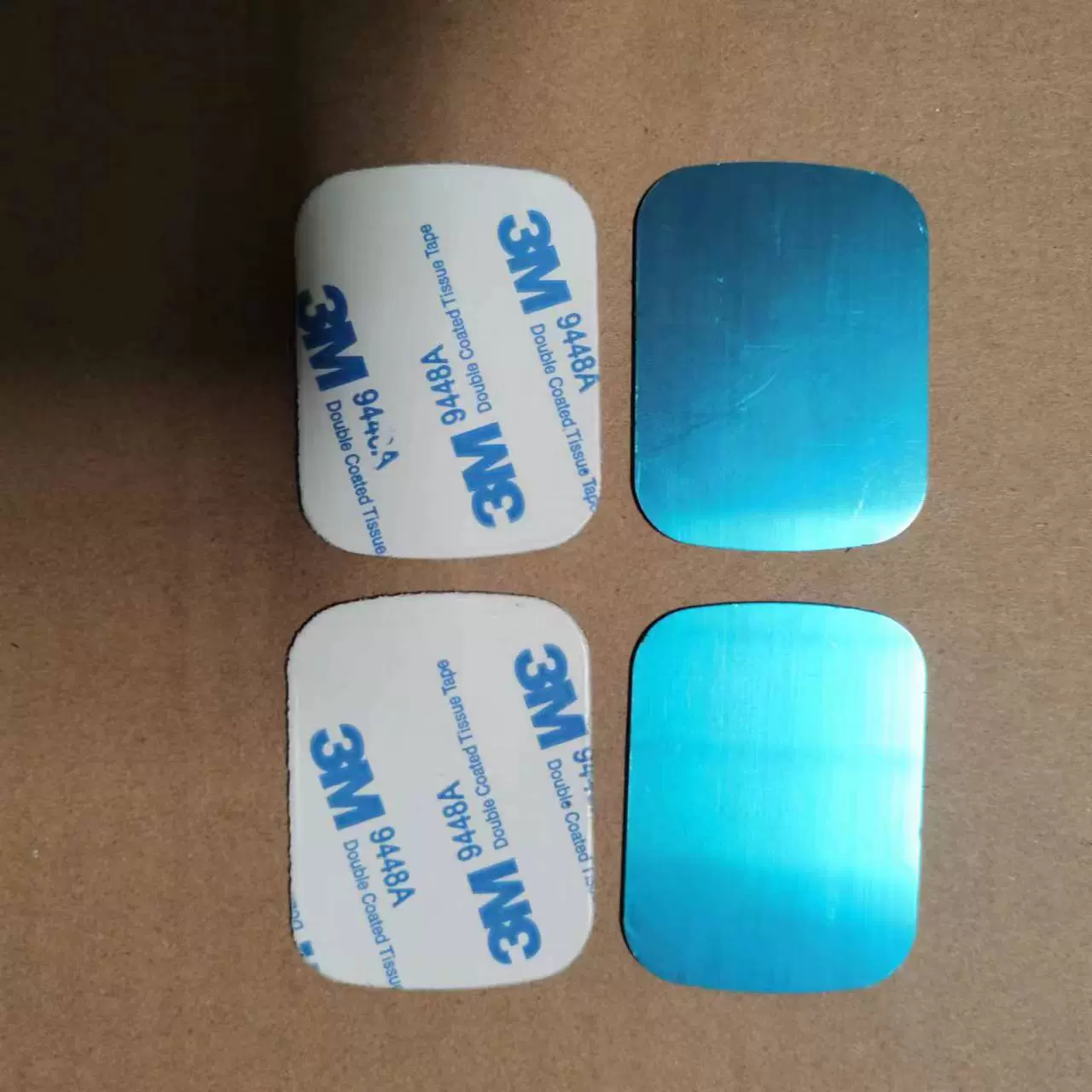 银色不锈铁片车载引磁片手机支架配件圆形方形磁吸不锈钢