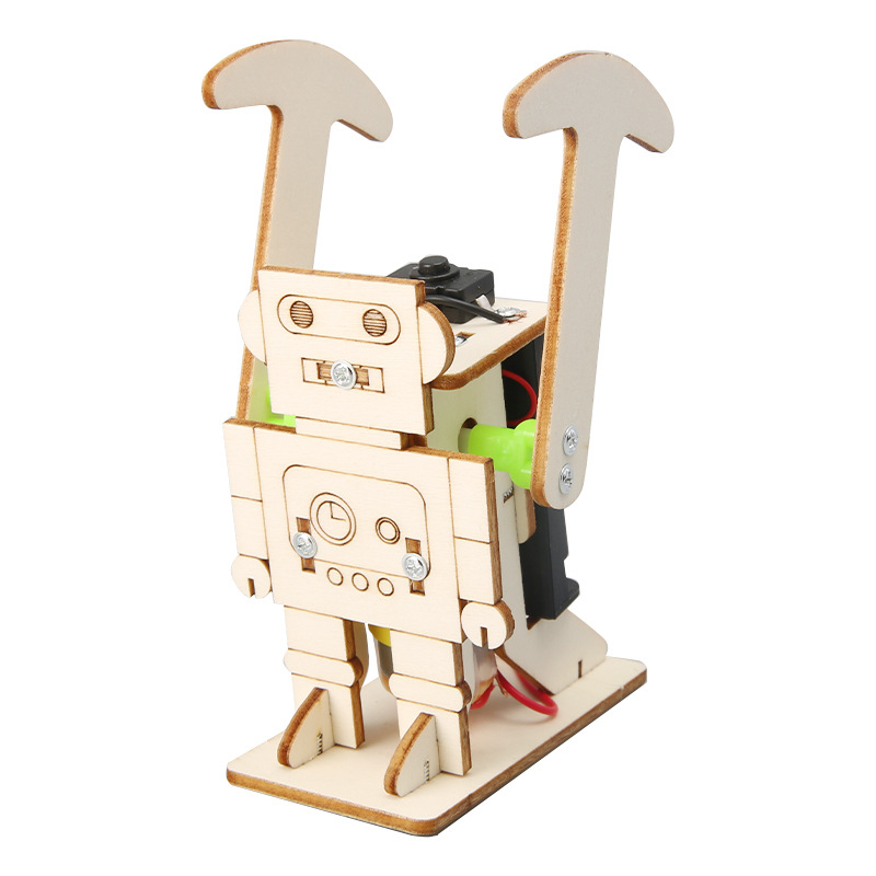 Ciencia y Tecnología pequeña producción DIY caminar robot Escuela Primaria Ciencia Educativa experimento STEM ciencia y educación juguetes al por mayor