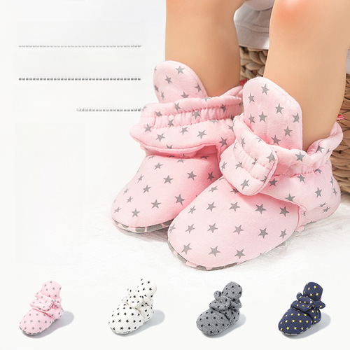 Foreign Trade 0-1 Year Old Baby New Arrival Cotton Shoes for Babies—Non-Slip Toddler Shoes, Baby Shoes, Baby Shoe