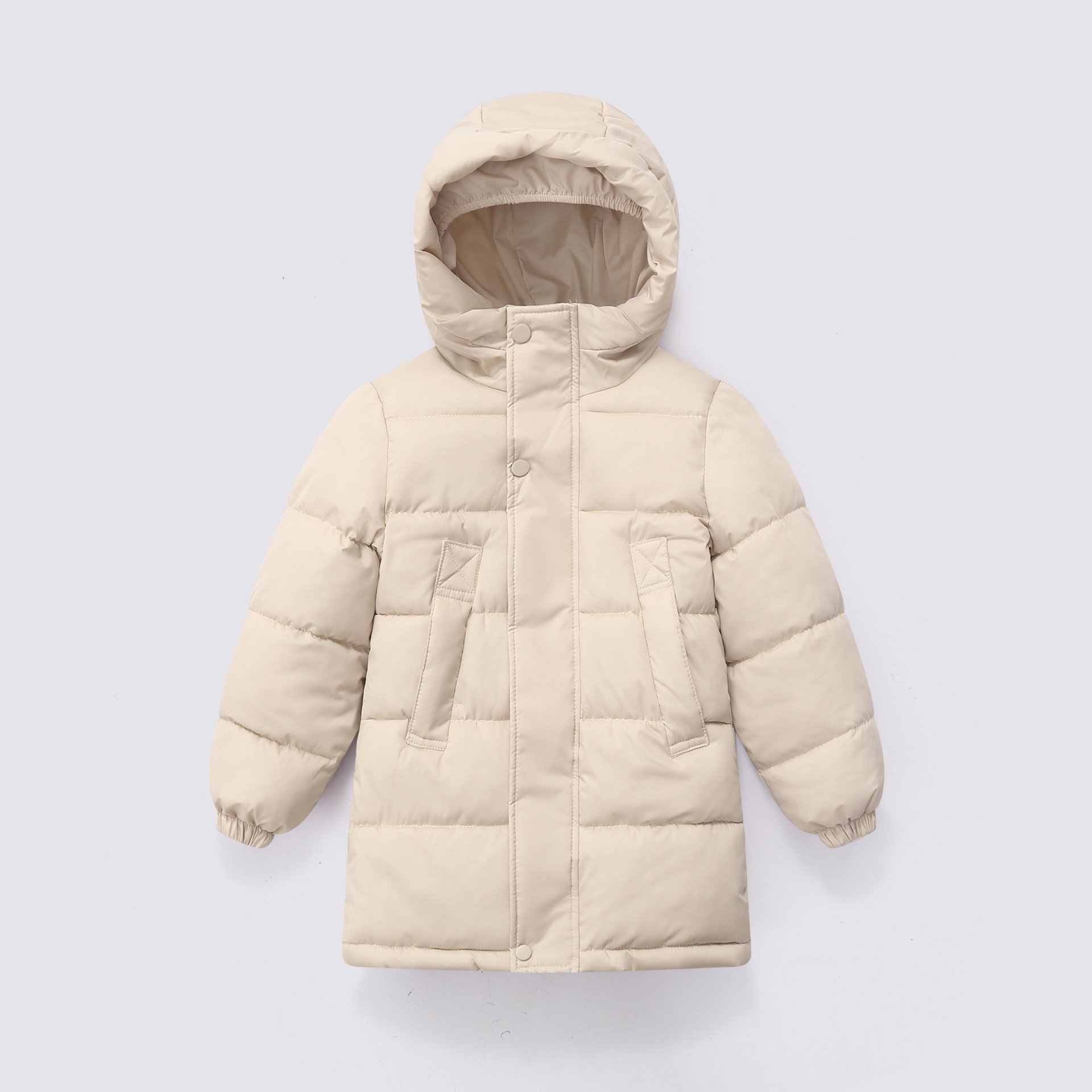 Capa de algodón para niños Hombres y Niñas Capa de pluma de algodón gruesa chaqueta de algodón bebé abrigo largo 2025 nuevo otoño invierno