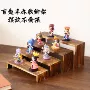 手办桌面多层木质收纳架