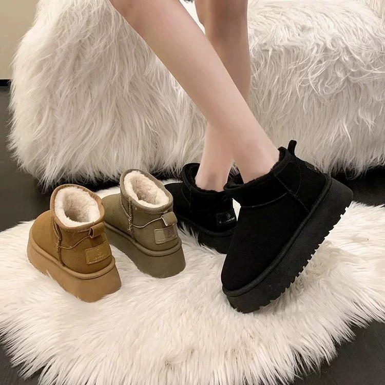 (Cross-border trading), winter boots platform, Korean style