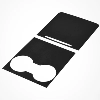 Suitable for Tesla Model3 Huanxin 3 Central Control Sticker Fur Protective Film Interior Carbon Fiber PVC Retrofit Accessories (Car interior film) - fleece-gray-21-23-model3y