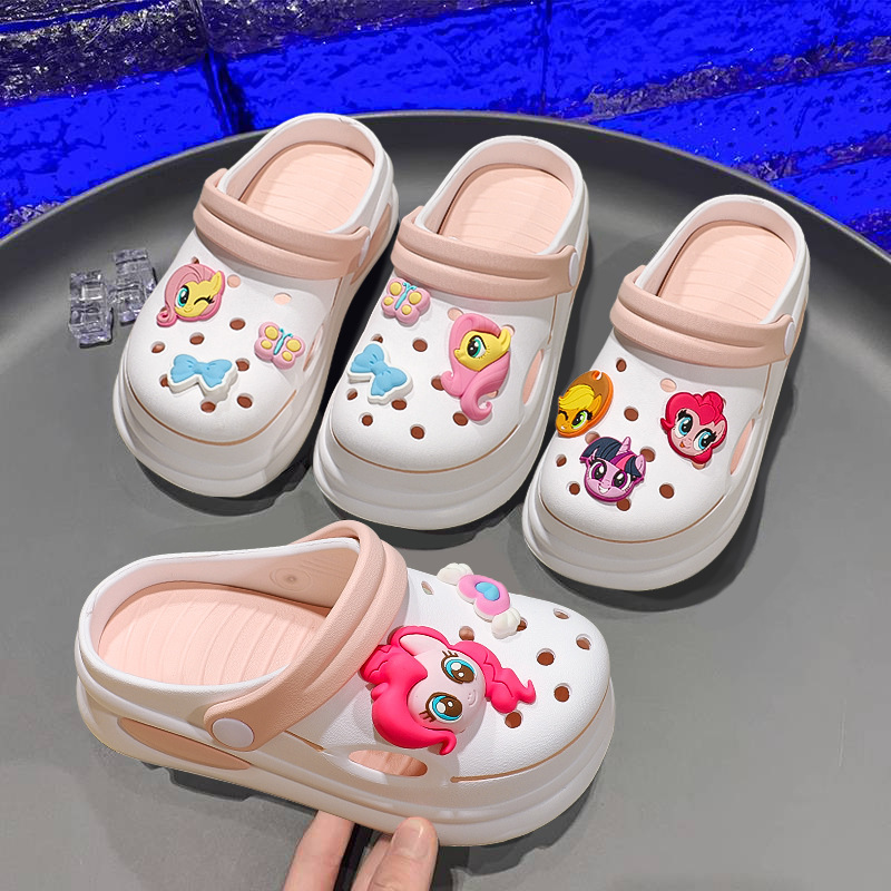 Xiaoma Baoli zapatos con agujeros zapatos de playa para niños de mediana edad