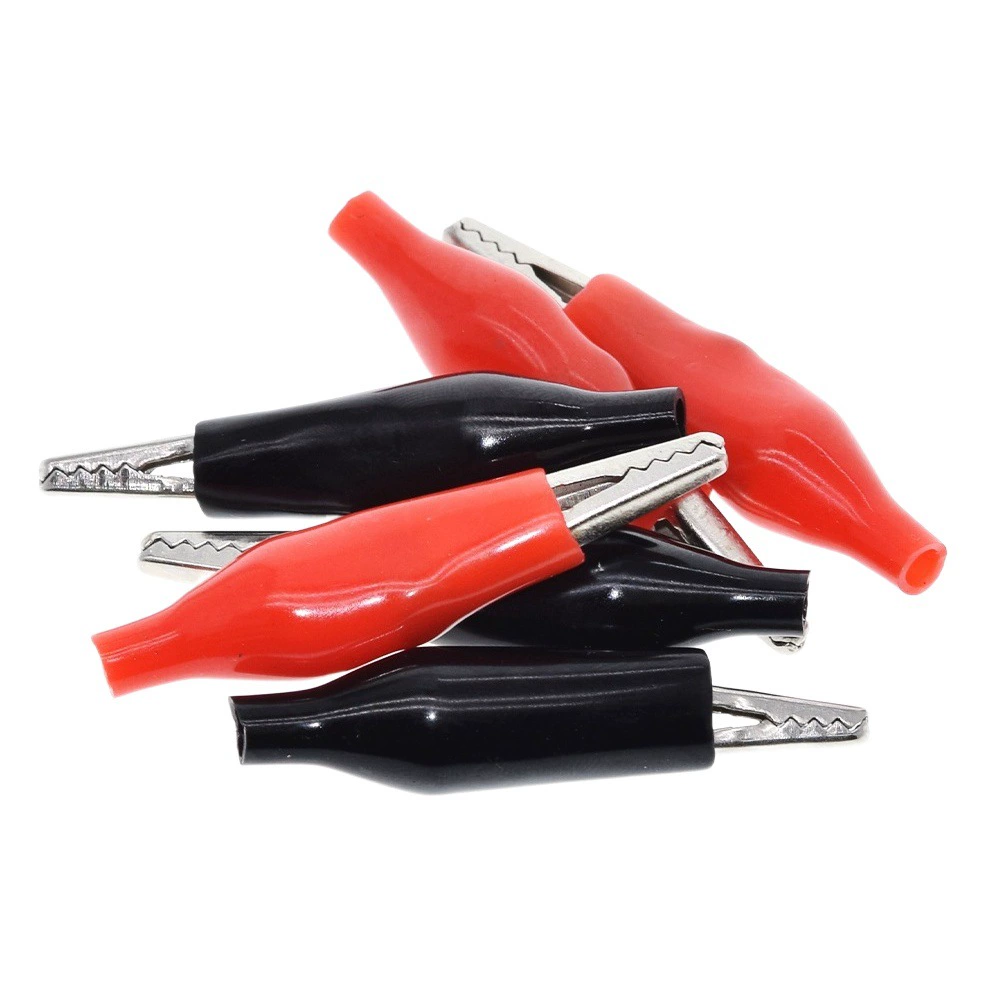 Крокодил зажим тестовый зажим чехол силовой зажим красный черный маленький качественный