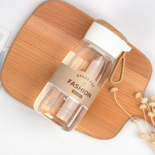Internet celebrity water cup summer compact and portable plastic anti-fall  new high-looking female student high temperature resistant male cup