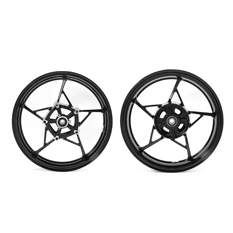 Compatible with Kawasaki Z900 wheel hubs, Ninja 400/Z900 front and rear wheel hub assemblies, thickened steel rims