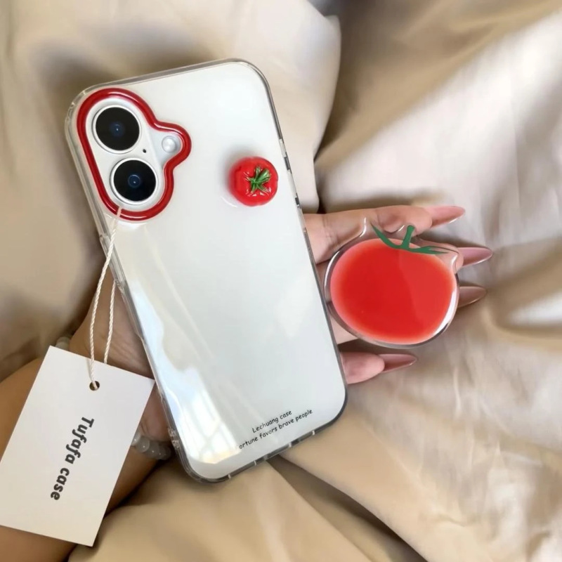 单层红框标签适用iphone16pomax苹果15pr手机壳14新款13卡通12|undefined