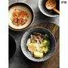 Source Factory Japanese -style Pottery Household Large Ramen Noodles Creative Birch Chopsticks Tableware Down Bowl Bowl Bowl Bowl Boat Bookmade