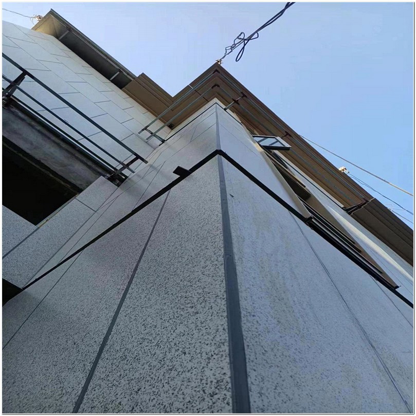 黄冈勇士牌博物馆石材保温外墙一体板 装饰材料保温一体板价