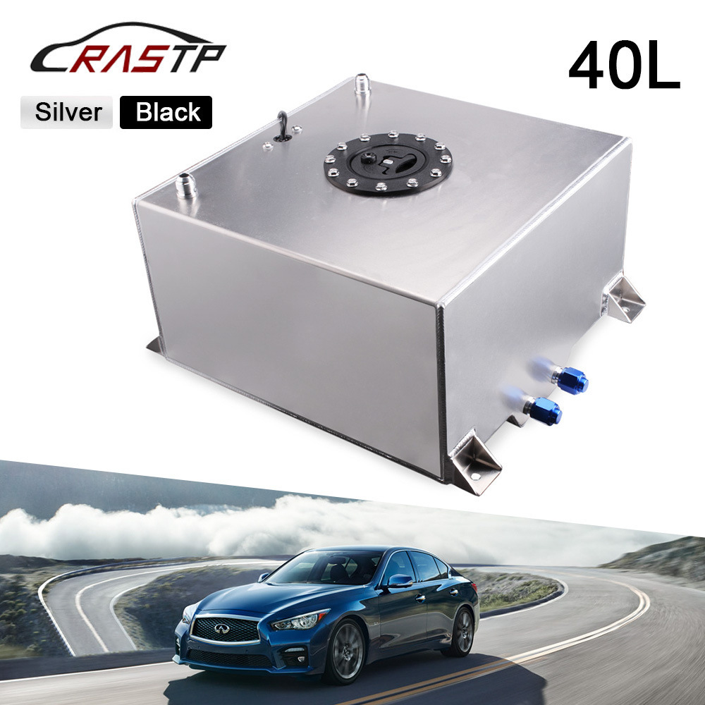 &汽车40L副油箱铝制缓冲罐镜面抛光电池泡沫塑料盖带传感器燃油箱