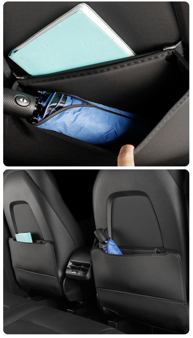 Suitable for Tesla Model Y/3 New Version 3-Seat Anti-Kick Pad Rear Seat Back Protective Pad All-Inclusive Accessories