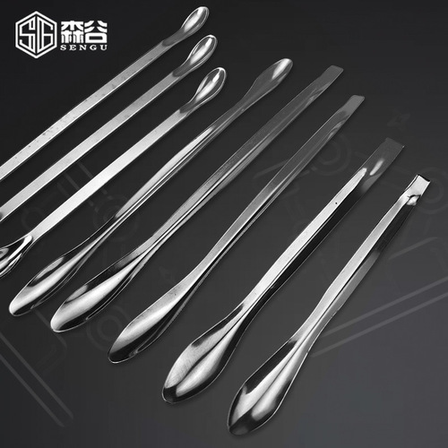 3x1 stainless steel set micro medicine spoon single head double head square tail spoon medicine spoon shovel spoon stainless steel spoon wholesale