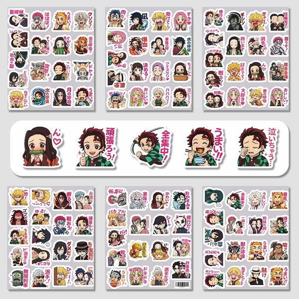 Demon Slayer with the words - 102 pictures