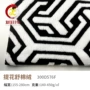 色织立体单面黑白绒布