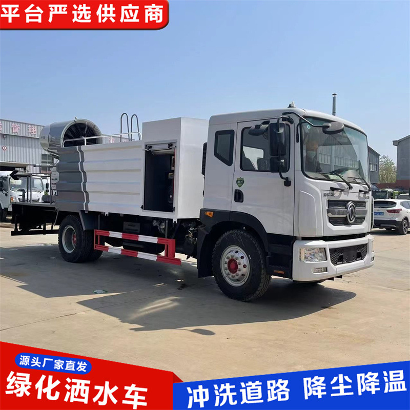 国六蓝牌雾炮洒水车 市政园林绿化道路除尘工地洒水喷雾车洒水车